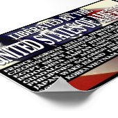 "Von Amerika befreit" Poster (Ecke)