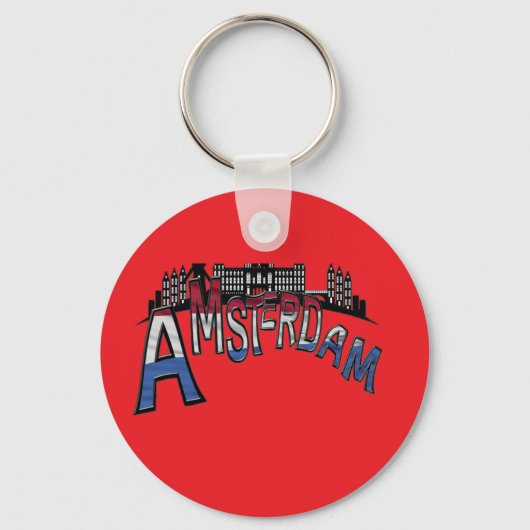 Von Amsterdam mit Liebe. Schlüsselanhänger (Vorderseite)