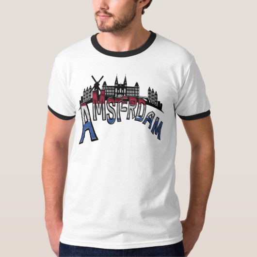 Von Amsterdam mit Liebe. T-Shirt (Vorderseite)