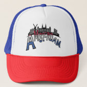 Von Amsterdam mit Liebe. Truckerkappe (Vorderseite)