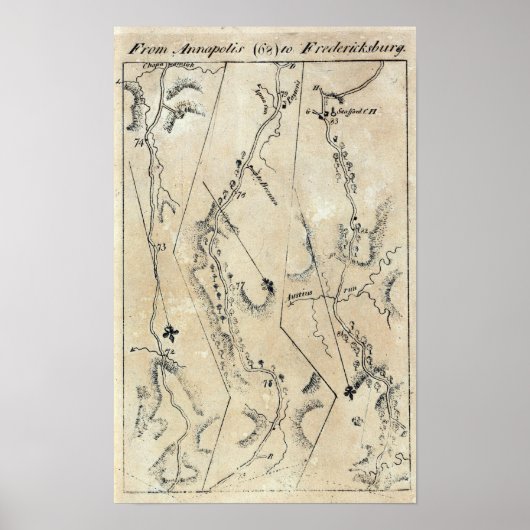 Von Annapolis nach Fredericksburg 68 Poster (Vorne)