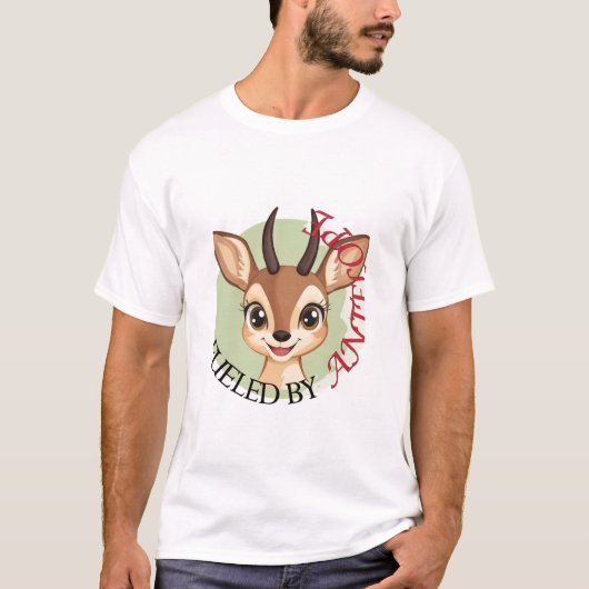 Von Antelope gespeist T-Shirt (Vorderseite)