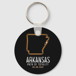 von Arkansas Totality 4.8.24 Gesamtsolarsolare EC Schlüsselanhänger