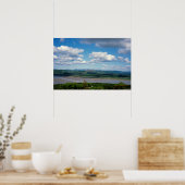 Von Arnside Knott Arnside aus gesehen, der Fluss K Poster (Küche)
