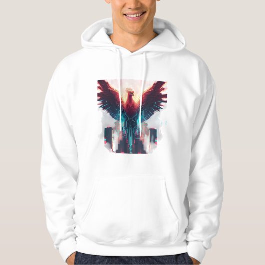 🖤 🔥 | Von Ashes zu Algorithmen 💻 🦅 Hoodie (Vorderseite)