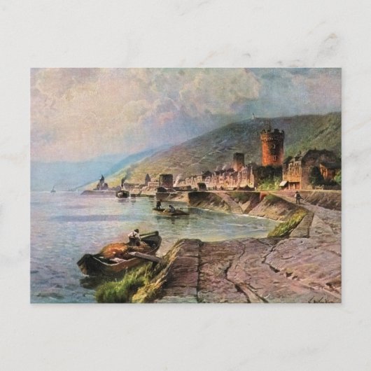 Von Astudin, Ruedesheim am Rhein Postkarte (Vorderseite)