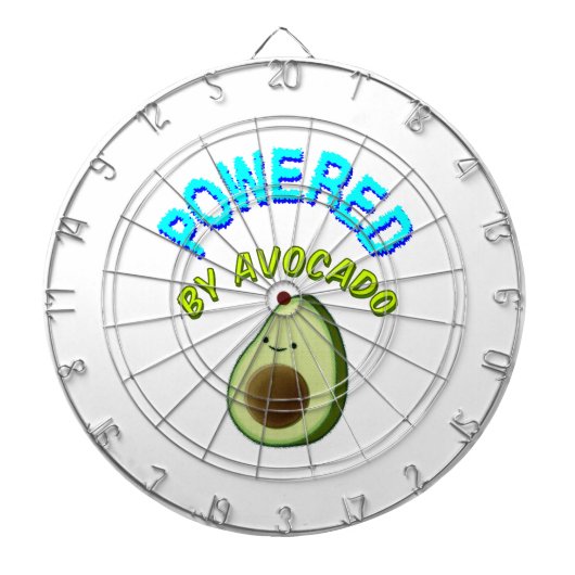 Von Avocado beherrscht Dartscheibe (vorne)