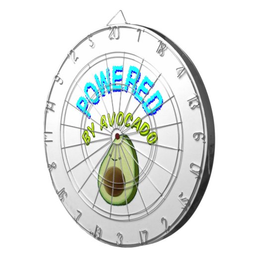 Von Avocado beherrscht Dartscheibe (Vorderseite rechts)