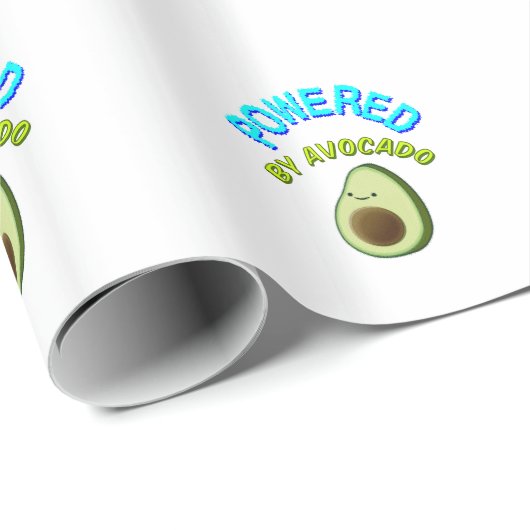 Von Avocado beherrscht Geschenkpapier (Rolleneckpunkt)