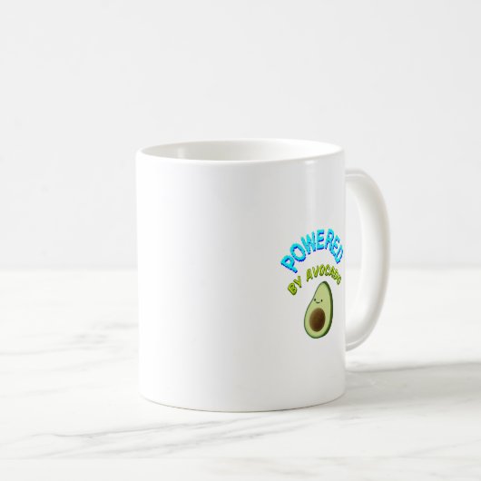 Von Avocado beherrscht Kaffeetasse (VorderseiteRechts)