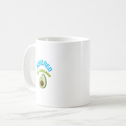 Von Avocado beherrscht Kaffeetasse (Vorderseite Links)