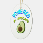 Von Avocado beherrscht Keramik Ornament (Links)
