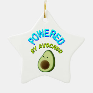 Von Avocado beherrscht Keramik Ornament