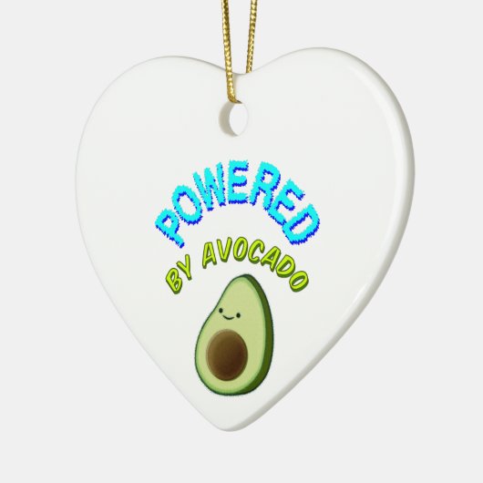 Von Avocado beherrscht Keramikornament (Links)