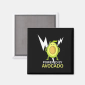 Von Avocado beherrscht Magnet (Vorderseite/Rückseite)