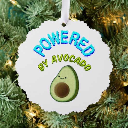 Von Avocado beherrscht Ornament Karte (Insitu (Baum))
