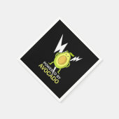 Von Avocado beherrscht Serviette (Ecke)