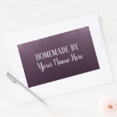 Von Bäckereiküche selbst gemachte Kuchen Vintages  Rechteckiger Aufkleber (Umschlag)