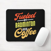 Von Badminton und Coffee Funny Badminton Pla gespe Mousepad (Mit Mouse)