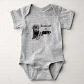 Von Bailey genährt (für Junge oder Mädchen) Baby B Strampler (Vorderseite)