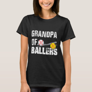 Von Ballern Funny Baseball Softball Fathers Day Gi T-Shirt