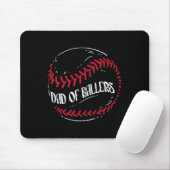 Von Ballers Baseball Funny Vathers Day Männer Dadd Mousepad (Mit Mouse)