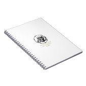 Von Barbed Wire Notebook gehaltene Herzen Notizblock (Rechte Seite)