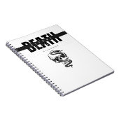 Von Barbed Wire Notebook gehaltene Herzen Notizblock (Rechte Seite)