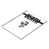 Von Barbed Wire Notebook gehaltene Herzen Notizblock (Linke Seite)