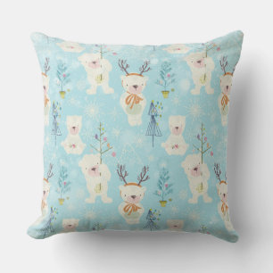 Von Bären und Weihnachten Weihnachten Muster für K Kissen