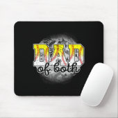 Von beiden Baseball Softball Fathers Day Baseball Mousepad (Mit Mouse)