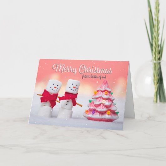 Von beiden frohen Weihnachten Marshmallow Snowmen (Vorderseite)