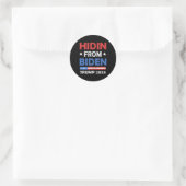 Von Biden Trump 2024 Funny Anti Joe Biden Men Wom Runder Aufkleber (Tasche)