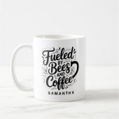 Von Bienen und Kaffee geschenkt für Bienenhalter Kaffeetasse (Links)