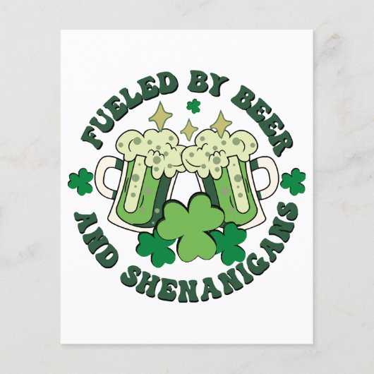 Von Bier und Shenanigans gespeist (Vorderseite)