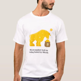 Von Bitcoin befeuerte Börsenbullen T-Shirt