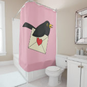Von Blackbird mit Liebe Duschvorhang (Beispiel)