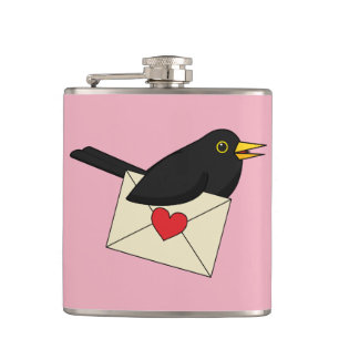 Von Blackbird mit Liebe Flachmann