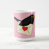 Von Blackbird mit Liebe Kaffeetasse (Mittel)