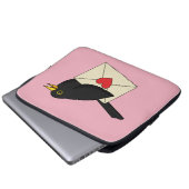 Von Blackbird mit Liebe Laptopschutzhülle (Vorne Knopf)