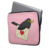 Von Blackbird mit Liebe Laptopschutzhülle (Vorderseite Links)