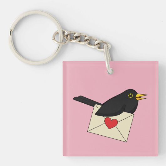 Von Blackbird mit Liebe Schlüsselanhänger (Vorderseite)