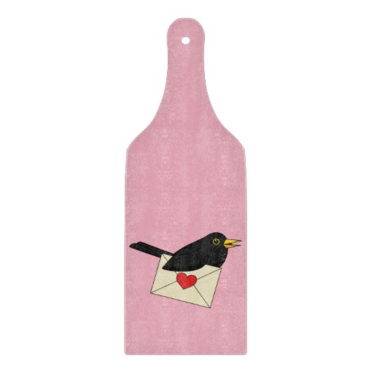 Von Blackbird mit Liebe Schneidebrett (Vorderseite)
