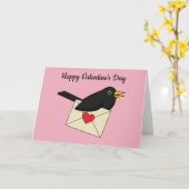 Von Blackbird mit Liebe | Text hinzufügen Karte (Gelbe Blume)