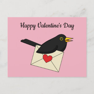 Von Blackbird mit Liebe   Text hinzufügen Postkarte