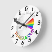 Von Bland nach Fabulous Runde Wanduhr (Winkel)