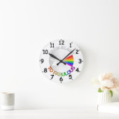 Von Bland nach Fabulous Runde Wanduhr (Zuhause)