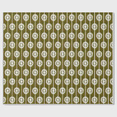 von Blätter und Löwen Geschenkpapier (Flach)