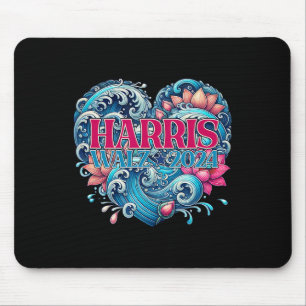 von Blue Lotus for Kamala Harris 2024 Wheimer 2024 Mousepad