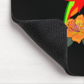 Von Blume Fütternd Vögel Grafik Mousepad (Ecke)
